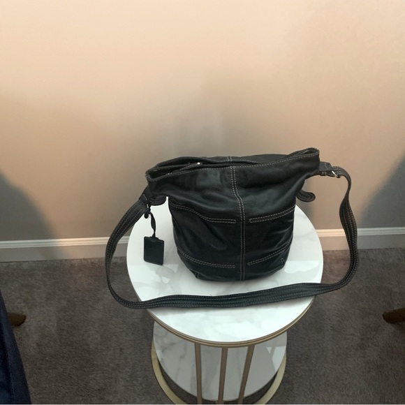 Black leather purse - Picture 1 of 4